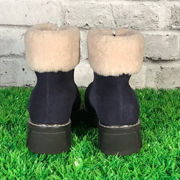 La Canadienne - ABBA Shearling Lined Suede Bootie - Picture 6 of 7